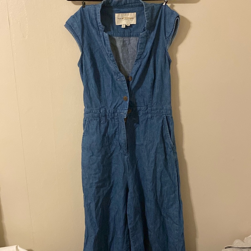 Anthropology Jean Jumpsuit